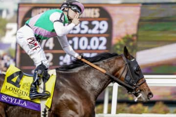 【BCディスタフ】アルバラード「半マイルで勝てると確信」…スキュラ衝撃の5馬身半差