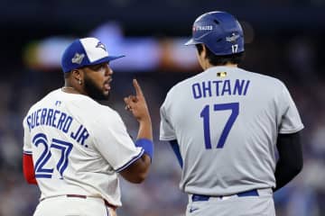「この二人は絶対に成長しない(笑)」大谷翔平とゲレーロJr.のやり取りに米称賛　乱闘騒ぎ直後の和やかムードに「これぞあるべき姿だね」
