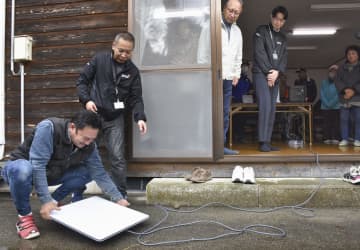 能登地震教訓、石川で1万人訓練　孤立集落想定し衛星通信設置