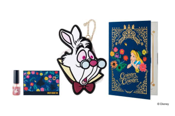 【MARY QUANT×ディズニー】白うさぎの激かわポーチ付き！「アリス」の限定コスメが即買いデザイン♪