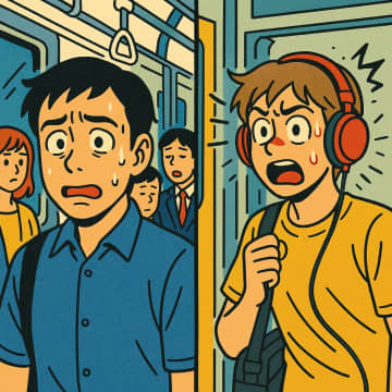 「音漏れしてますよ？」と電車で音楽を聴いている迷惑客に注意したら思わぬ結果に…【短編小説】