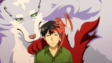 「口元に食べカスがついてますよ」気高き女神・ニンリルのダメぶりにツッコミ続出 アニメ「とんスキ2」16話