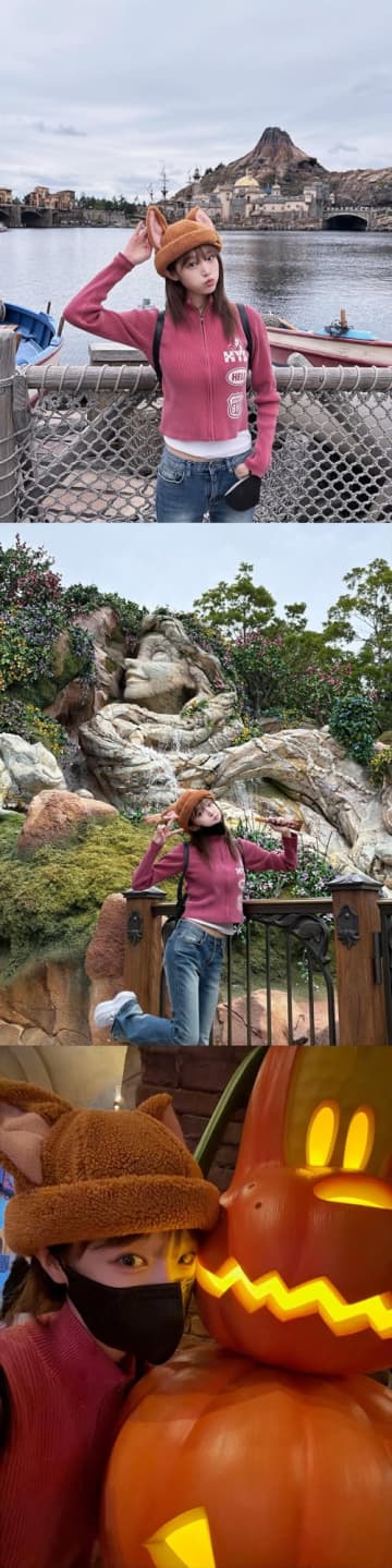 IZ*ONE出身チェ・イェナ、ディズニーシーを満喫！キュートな“耳付き帽”姿にファン歓喜「可愛すぎる」【PHOTO】