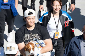 大谷翔平のそばにいた“家族”「可愛さ全開！」　公開された1枚が反響「来てたんだ！」