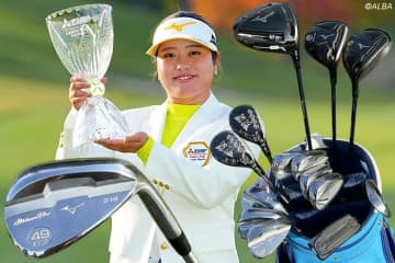 仲村果乃、1度立てたウェッジ調整が奏功「顔が好き」　ツアー通算29勝の師匠が選んだ手放せないパターも【勝者のギア】