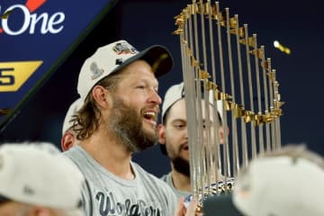 カーショー、気づかなかった試合終了「本当に？」　連覇決定後に“まさかの行動”