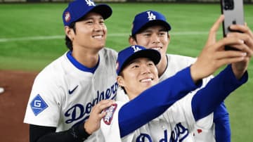 大谷翔平らド軍日本人選手、シーズン開幕→閉幕のビフォーアフターを比べてみたら…　比較写真に注目集まる