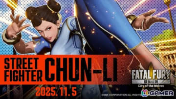 「餓狼伝説 City of the Wolves」に「ストリートファイター」より春麗（CV：折笠 富美子）が11月5日に参戦！大張正己氏によるアニメーショントレーラーも