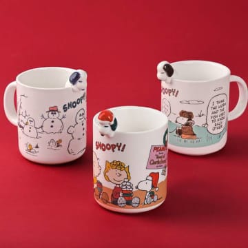 カルディ、カップのふちの“スヌーピー”がかわいいマグカップを発売