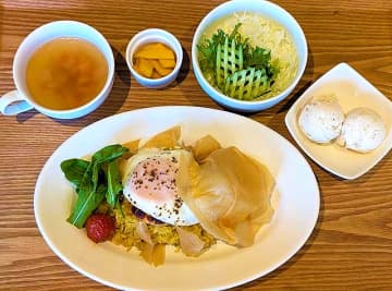 朝ドラ「ばけばけ」の島根県松江市　八百屋カフェ rooot に「Hearn バーグランチ」3/28 まで1日5食1600円　小泉八雲とセツが愛した島根の旅においしいアクセントを♪