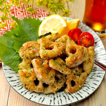 【れんこん、ただの野菜だと思ってたら大間違い！】「明日もコレでいいわ」切って焼くだけの簡単おつまみレシピ