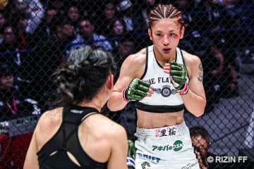 【RIZIN】“美女ファイター”の顔面がボッコボコ、韓国戦士との壮絶殴り合いに…ファンは「傷だらけでもかわいい」