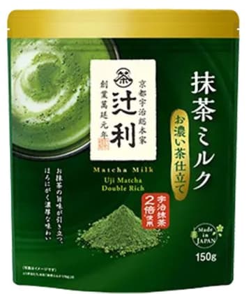 片岡物産「辻利」抹茶商品が急伸　1－7月販売金額1.4倍　インバウンド需要を獲得　牽引役は「抹茶ミルク お濃い茶仕立て」