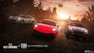 「PUBG」×「PUBG MOBILE」×「PORSCHE」コラボ始動！ポルシェがバトルグラウンドを駆け抜ける