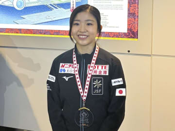 【フィギュア】千葉百音が演技後ガッツポーズの心境を明かす「しっかり集中してできた」