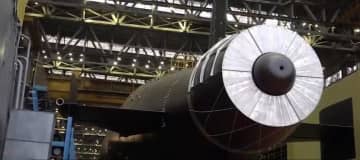 ロシアの原子力潜水艦「ハバロフスク」が進水、「ポセイドン」原子力魚雷を搭載可能