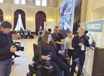 国交省／遠隔施工技術でウクライナ復興に協力／キーウ工科大でデモ、実用化へ