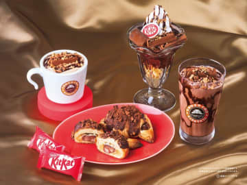 【サンマルクカフェ】キットカットとコラボした贅沢メニュー4品が期間限定で登場♡こんなの美味しいに決まってるじゃん...。