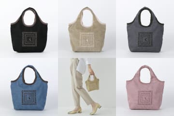紀ノ国屋、コロンとかわいい「コーデュロイミニバッグ」発売