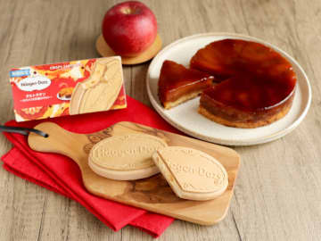 ハーゲンダッツ、クリスピーサンド「タルトタタン～カラメリゼ林檎のタルト～」発売