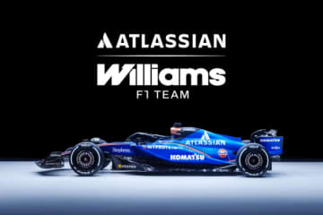 ウイリアムズ、来季『アトラシアン・ウイリアムズF1チーム』に名称変更。過去のチャンピオンマシンに飾られたロゴを採用
