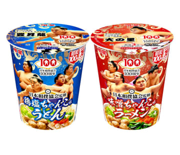 秘伝のちゃんこがカップ麺に 明星食品×日本相撲協会