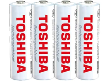 東芝の充電池やアルカリ乾電池がセール中！　AmazonスマイルSALE　1000回の繰り返し充電に対応する単3×4本入り充電池が1264円