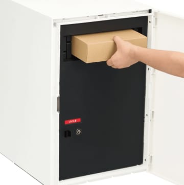 1台で複数個受け取りできる人気モデルに　既存住宅にも対応した新商品