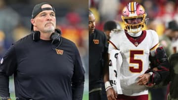 肘を負傷する前にQBダニエルズを交代させなかったことを悔やむコマンダースHCクイン