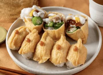 新感覚！むろやの11月限定「寿司いなり」が絶品！出汁じゅわお揚げをネタに、ゆず酢飯＆水蛸とわさび梅の旬の二色いなりも登場！