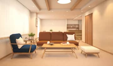 経堂パーク・マンション 2階｜「千歳船橋」駅徒歩8分。緑と商店街の温もりに包まれた、世田谷・経堂で暮らす穏やかな時間。専有面積127㎡超、両面バルコニー、3方角部屋4LDK。平面式駐車場専用使用権付き。