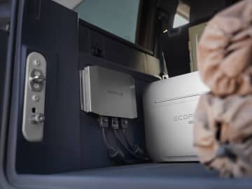 車で走るとポタ電を急速チャージできる充電器、EcoFlow