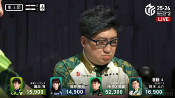 「あっという間ｗ」「素晴らしい」わずか80秒！剛腕雀士・鈴木大介、相手の防御を許さない超速な三色同順一発ツモがエグい／麻雀・Mリーグ