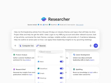 「Microsoft 365 Copilot」の調査AI「Researcher」、VMでブラウザーやターミナルを駆使するように／「Windows 365」にサンドボックスVMを一時構築