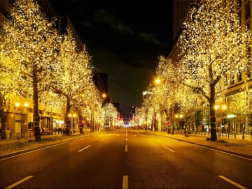 大阪府全域を彩るイルミネーション「大阪・光の饗宴2025」が開催中