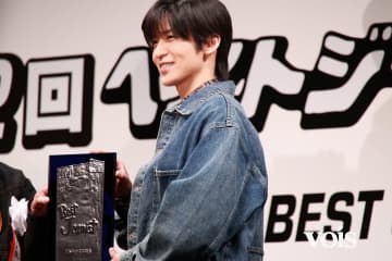 Snow Man目黒蓮「ベストジーニスト」２年連続の受賞「家のワンちゃんも喜んでくれました」