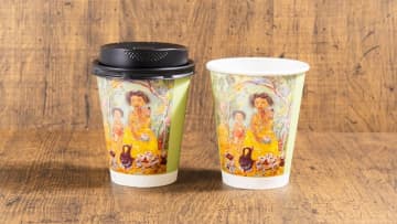 ファミリーマート、「FAMIMA CAFÉ」モカブレンドをエチオピア画家デザインの限定カップで展開