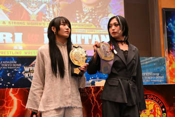 【新日本】朱里と上谷沙弥、女子の誇りを胸に“東京ドーム決戦”へ！IWGP女子＆STRONG女子二冠戦決定！朱里「女子プロレスの真価を世界に」上谷「新日本プロレスに下克上だ！」