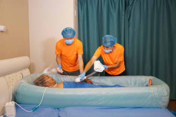 中国で広まる高齢者向け訪問入浴介助サービス