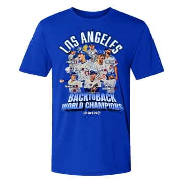 快挙！ドジャース2年連続WS制覇記念Tシャツ予約開始！大谷翔平・山本由伸・佐々木朗希らドリームチームが描かれた公式ライセンス商品！