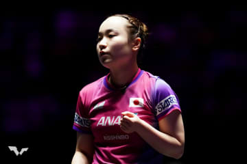伊藤美誠 昨年の欧州女王40歳ユエンにリベンジ！3大会ぶり初戦突破【卓球 WTTフランクフルト】
