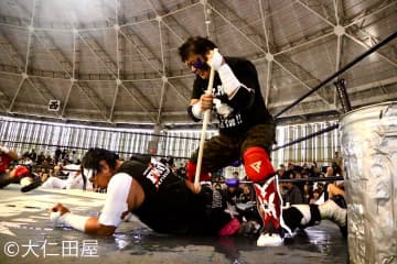 堺で初の大仁田組敗北！大仁田「負けがあるから勝ちたいと思うんだ」