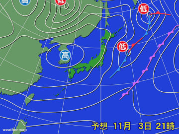 西高東低は一時的　あすは広い範囲で秋晴れ