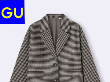【GU新作】待ってた！待ってた！ 主役級の1枚♡「チェック柄コート」