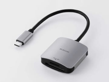 エレコム、スマホでも使えるUSB Type-C接続のSD/microSDカードリーダー3種発売。充電可能なモデルも