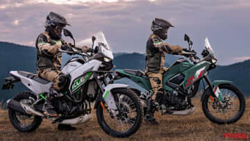 カワサキが新型アドベンチャー「KLE500」を発表！ 上位版「KLE500 SE」はTFTメーターや大型スクリーンも装備【海外】