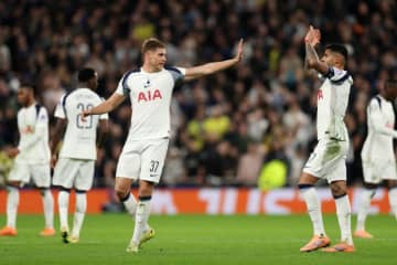 トッテナムがCL今季2勝目！　後半に退場者出すも、鈴木淳之介フル出場のコペンハーゲンを4発粉砕