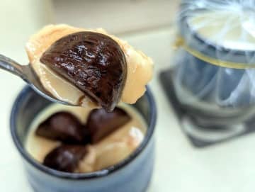 渋皮煮をトッピング　おみたまプリン販売　誕生20周年記念、山西商店　茨城