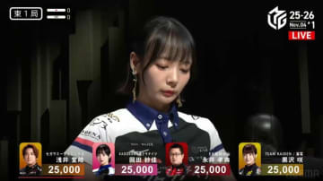 モデル雀士・岡田紗佳、華やかイヤーアクセサリー輝く気高き美しさが「不可欠な存在」「かわいい」と話題に／麻雀・Mリーグ