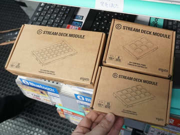 組み込み向けのショートカットキーボード「Stream Deck Module」が店頭入荷、キー数違いで3モデル
